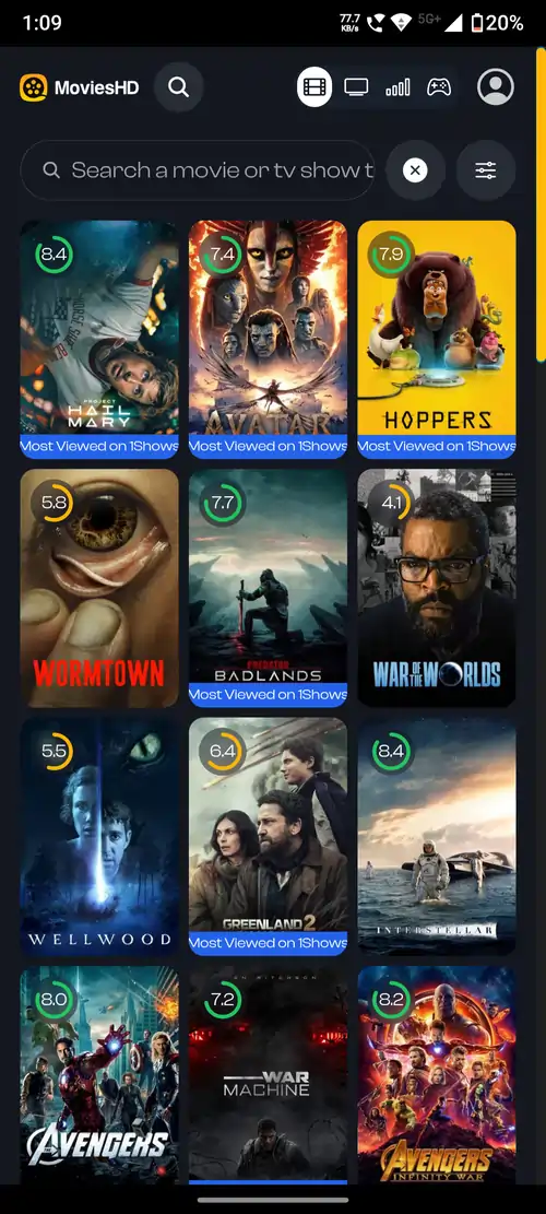 Movie HD App Download V5.5.6 (Official Updated) For Android 5 Movie HD App Overview 1
